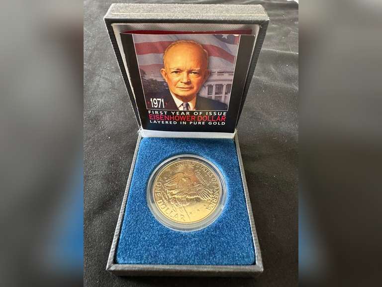 1971 U.S. Gold Plated IKE Dollar