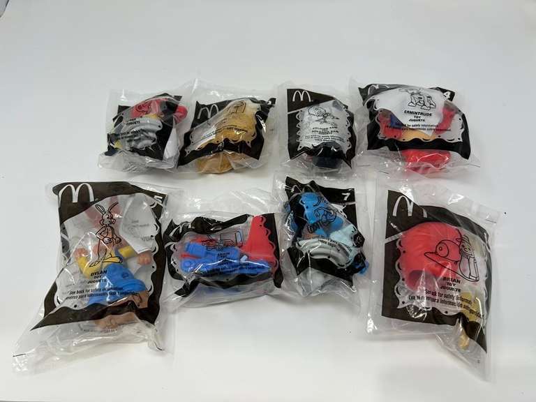 Set of (8) Magic Round About Happy Meal Toys