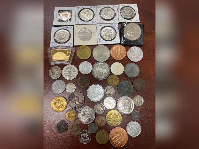 (45) Medallions and Tokens - Assorted