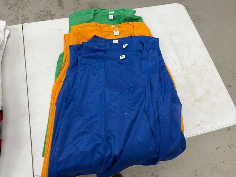 (9) Practice Jerseys (Size XL)