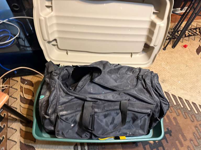 Box of Bags Including Duffel Bags, Backpacks and Laptop Bags