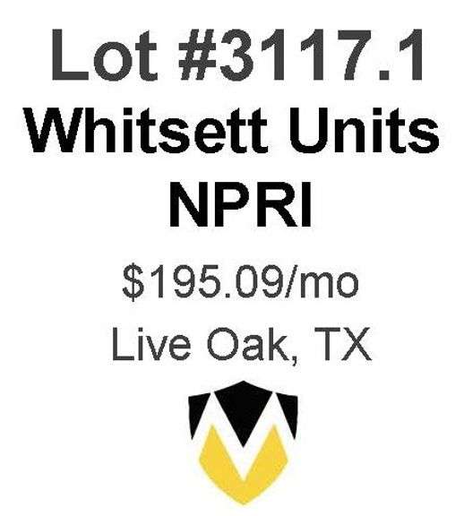 Whitsett Units NPRI