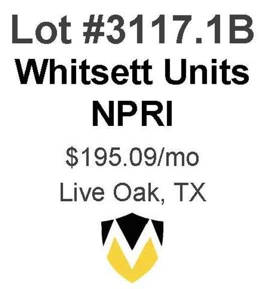 Whitsett Units NPRI