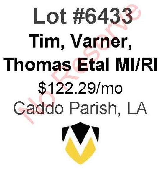 Tim, Varner, Thomas Etal (1/20th)