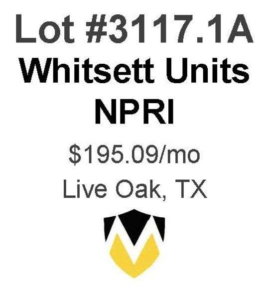Whitsett Units NPRI