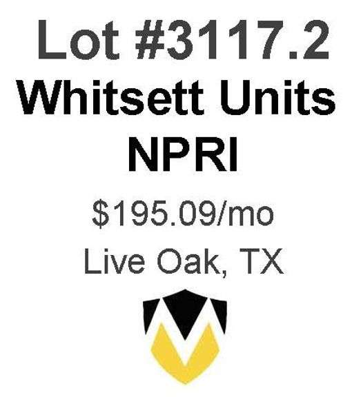 Whitsett Units NPRI