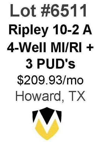 Ripley 10-2 A 4-Well MI/RI + 3 PUD's