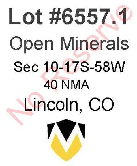 Lincoln, CO Open Minerals 20,21-17S-59W (40 NMA)