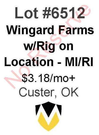 Wingard Farms 1HX w/RIG on Location Completing 2 New Wells (1/20th)