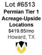 Permian Basin Tier 1 Acreage Wells with Upside Locations Available