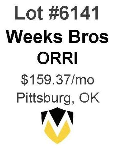Weeks Bros ORRI
