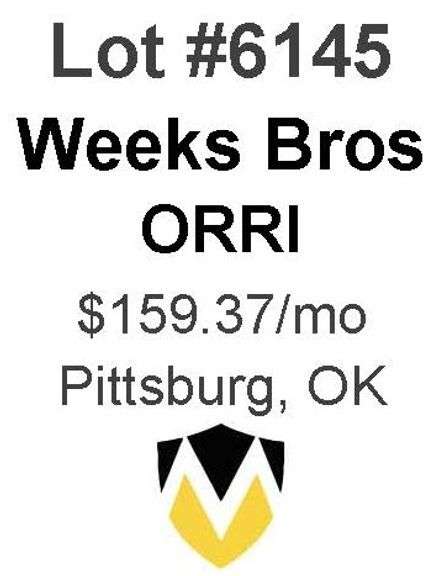 Weeks Bros ORRI