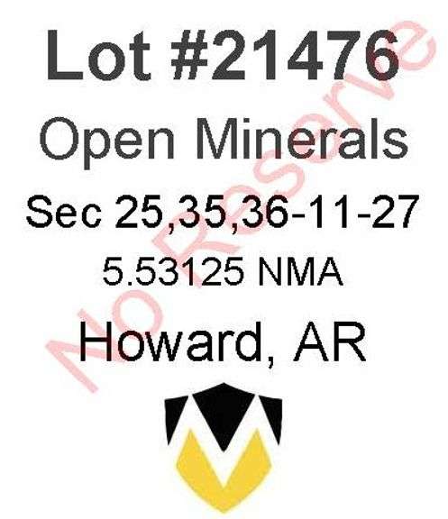 Howard, AR Open Minerals