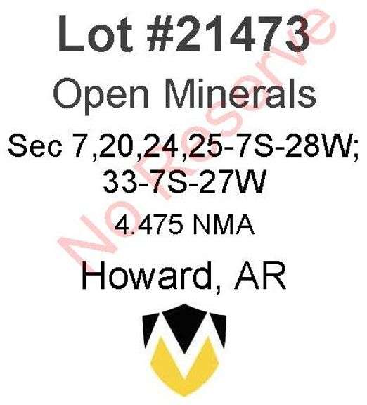 Howard, AR Open Minerals