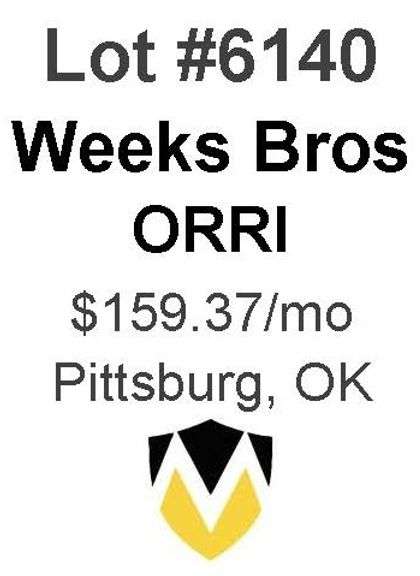 Weeks Bros ORRI