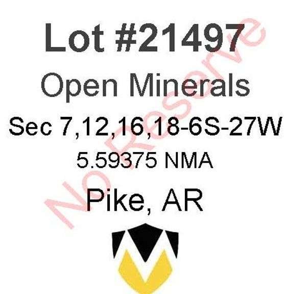 Pike, AR Open Minerals 7,12,16,18-6S-27W
