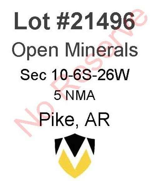 Pike, AR Open Minerals 10-6S-26W