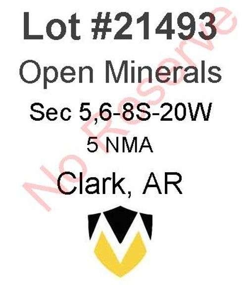 Clark, AR Open Minerals 5,6-8S-20W