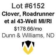 Clover, Roadrunner, et al 6-Property, 43-Well Package