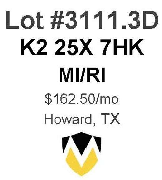 K2 25X 7HK