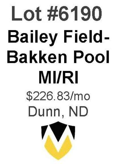 Bailey Field-Bakken Pool Wells