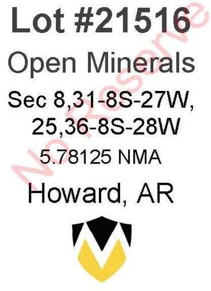 Howard, AR Open Minerals