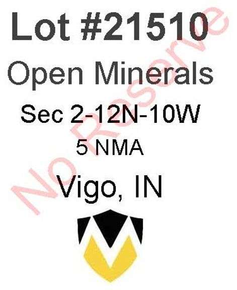 Vigo, IN Open Minerals 2-12N-10W