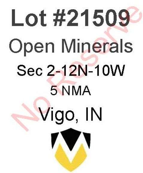 Vigo, IN Open Minerals 2-12N-10W