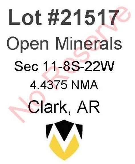 Clark, AR Open Minerals 11-08S-22W