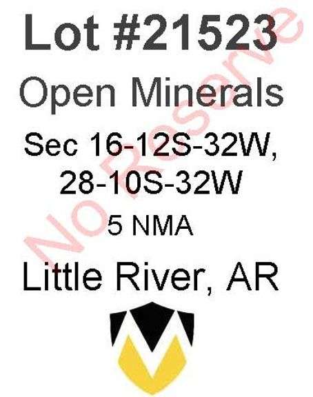 Little River, AR Open Minerals