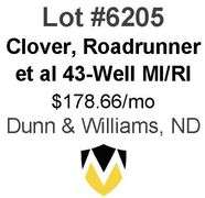Clover, Roadrunner, et al 6-Property, 43-Well Package