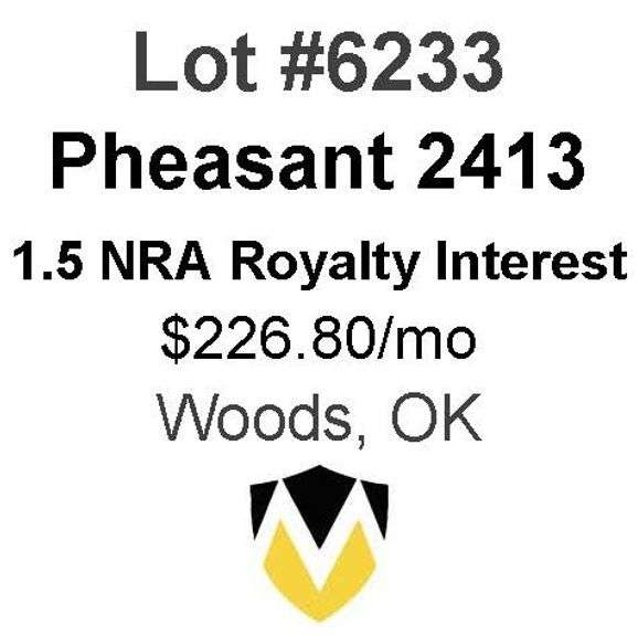 Pheasant 2413 1&2 - 1.5 NRA