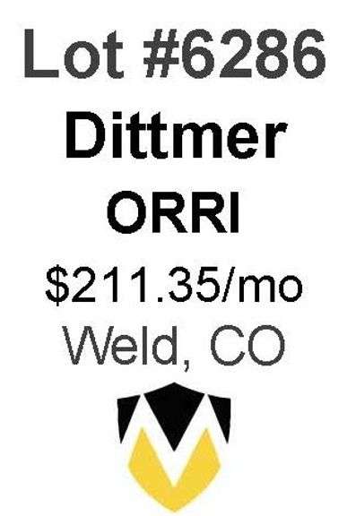 Dittmer ORRI (Weld, CO)