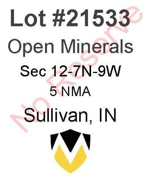 Sullivan, IN Open Minerals 12-7N-9W