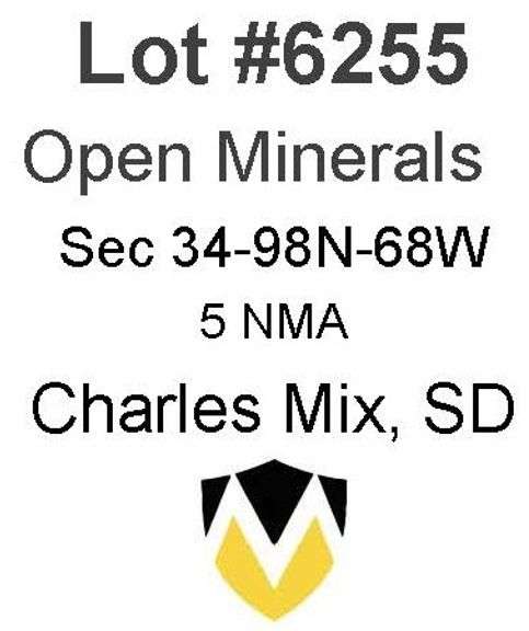 Charles Mix, SD Open Minerals 34-98N-68W (5 NMA)