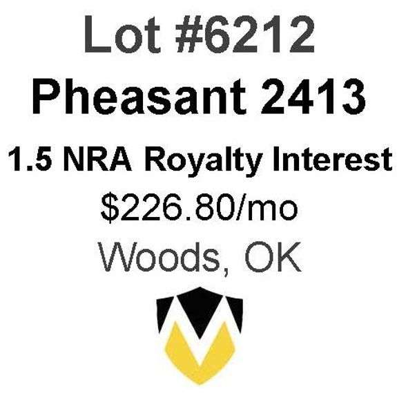 Pheasant 2413 1&2 - 1.5 NRA
