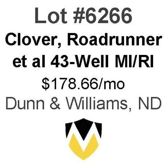 Clover, Roadrunner, et al 6-Property, 43-Well Package