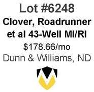 Clover, Roadrunner, et al 6-Property, 43-Well Package