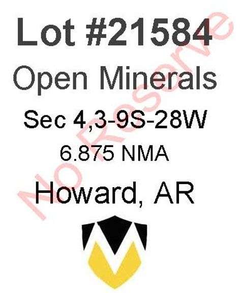 Howard, AR Open Minerals 4,3-9S-28W
