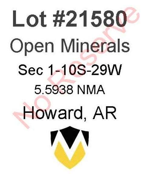 Howard, AR Open Minerals 1-10S-29W