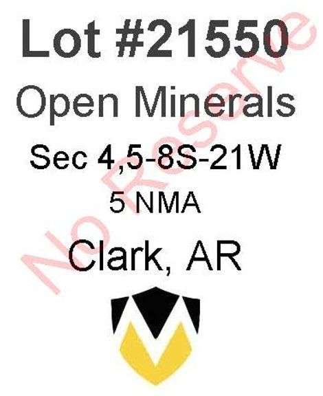 Clark, AR Open Minerals 4,5-8S-21W