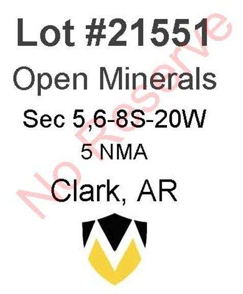 Clark, AR Open Minerals 5,6-8S-20W
