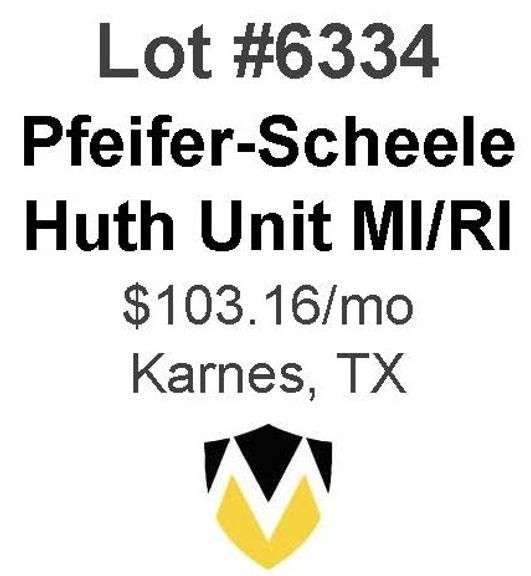 Pfeifer-Scheele Huth Unit