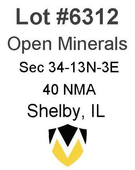 Shelby, IL Open Minerals (40 NMA)