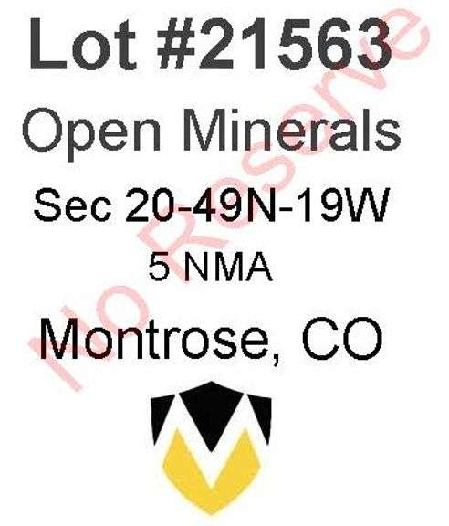 Montrose, CO Open Minerals 20-49N-19W