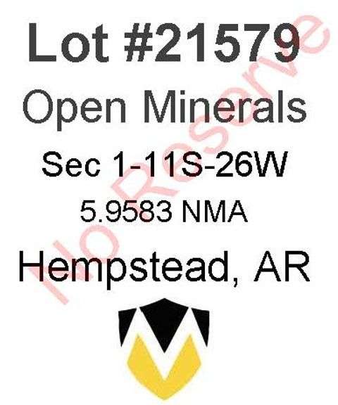 Hempstead, AR Open Minerals 1-11S-26W