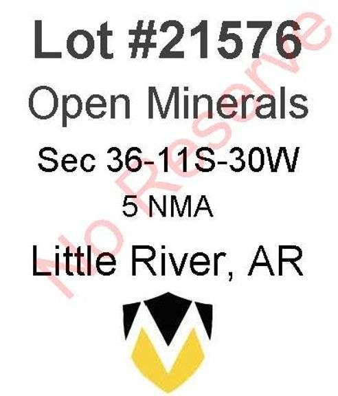 Little River, AR Open Minerals 36-11S-30W