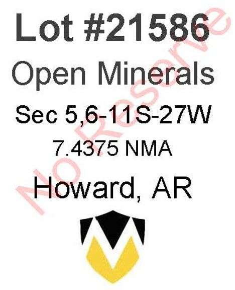 Howard, AR Open Minerals 5,6-11S-27W
