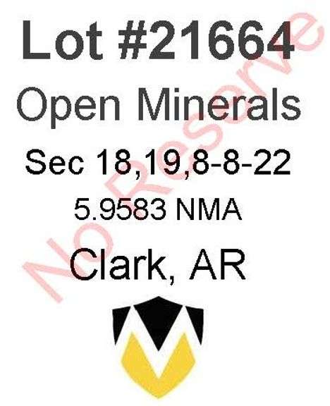 Clark, AR Open Minerals 2,3,11,10-8-21