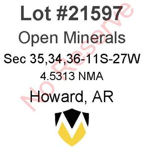 Howard, AR Open Minerals 35,34,36-11S-27W